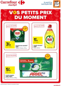 Prospectus Carrefour Market CORPEAU : LES PETITS PRIX DU MOMENT !