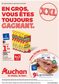 Prospectus Auchan LONGUENESSE : En gros, vous êtes toujours gagnant