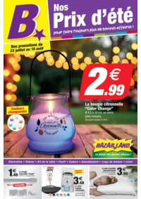 Prospectus Bazarland REVIN : Nos prix d'été