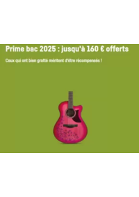 Prospectus CIC ANICHE : Prime bac 2025 : jusqu'à 160 € offerts