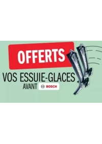 Prospectus Carglass CHAMALIERES : Vos balais d'essuie-glaces avant Bosch OFFERTS