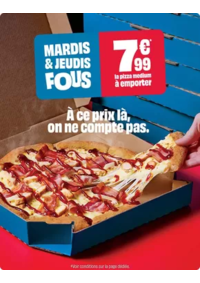 Prospectus Domino's pizza PARIS : Offre du moment