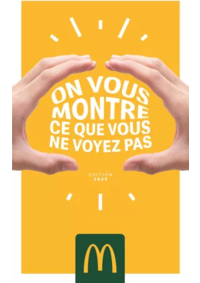 Prospectus McDonald's - MAZERES LEZONS : ON VOUS MONTRE CE QUE VOUS NE VOYEZ PAS