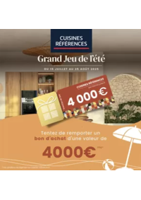 Prospectus Cuisines références ST HILAIRE DU HARCOUET : Le grand jeu de l'été est lancé !