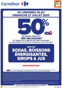Prospectus Carrefour Drive CHASSIEU : BON D’ACHAT EXCLUSIF
