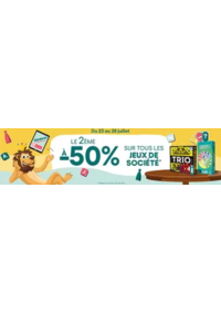 Prospectus KING JOUET NANCY/HOUDEMONT : Offre Jeux de société : Le 2ème à -50%