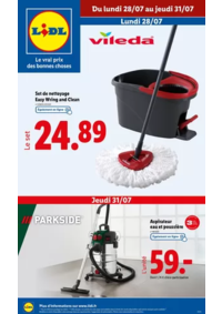 Prospectus Lidl CARENTAN : Découvrez une sélection de produits de sport, ménage et ameublement en supermarché Lidl !