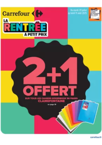 Prospectus Carrefour city LES SABLES D'OLONNE : LA RENTRÉE À PETIT PRIX