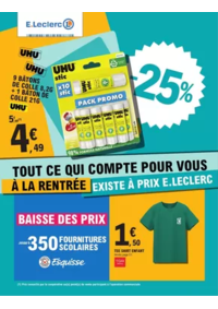 Prospectus E.Leclerc VITRY SUR SEINE : RENTREE DES CLASSES