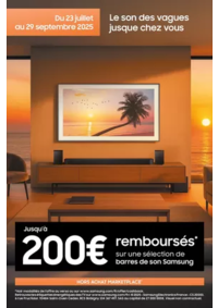 Prospectus Boulanger Cesson : Jusqu'à 200€ remboursés sur une sélection de barre de son Samsung