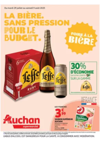 Prospectus Auchan Supermarché Paris 12 Reuilly : FOIRE À LA BIÈRE