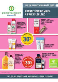 Prospectus Parapharmacie E.Leclerc LANGON : Prospectus Eté