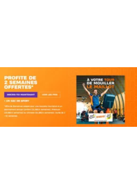 Prospectus Basic-Fit St Jean de la Ruelle Av Pierre Mendès France : Offre de Bienvenue valable pour une nouvelle inscription à un abonnement annuel Comfort (24,99€/4 se