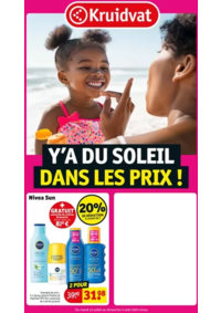 Prospectus Kruidvat Douai : Y’A DU SOLEIL DANS LES PRIX !