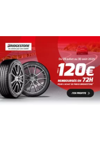 Prospectus Profil + NOYAL/VILAINE : Jusqu’à 120€ remboursés avec BRIDGESTONE chez Profil Plus !