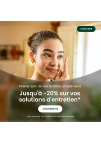 Prospectus Général d'Optique MARMANDE : Jusqu'à -20% sur une sélection de solutions d'entretien"