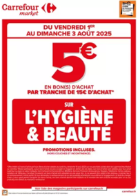 Prospectus Carrefour Drive BOIS GUILLAUME : OPÉRATION BON D’ACHAT SUR HYGIÈNE BEAUTÉ