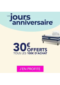Prospectus La Compagnie du Lit Villacoublay - Usine Mode & Maison : Les jours Anniversaire