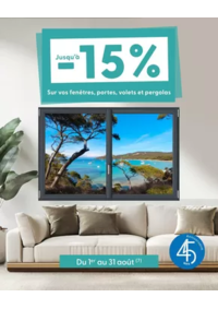 Prospectus Tryba Ploufragan : Jusqu’à -15% cet été, sur les fenêtres, portes, volets et pergolas !