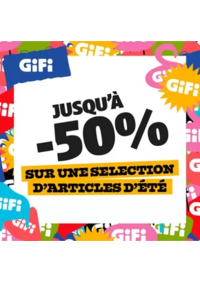 Prospectus Gifi AUTERIVE : OFFRE VIP : jusqu'à -50% sur une sélection d'articles d'été !