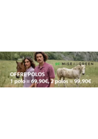 Prospectus Mise Au Green CHAUMONT : OFFRE POLOS 1 polo = 69,90€, 2 polos = 99,90€