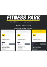 Prospectus Fitness park Troyes - La Chapelle Saint Luc : Jusqu’à 6 mois de musique offerts