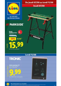 Prospectus Lidl ST CYR L'ECOLE : Profitez de fournitures scolaires, jeux, accesoires, et équipements de sport !