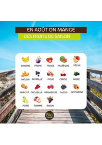 Prospectus Biomonde : Aout fruits & legumes