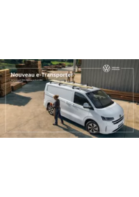Prospectus Volkswagen Vente et Après-Vente ST JEAN DE MAURIENNE : Nouveau e-Transporter