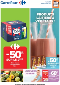 Prospectus Carrefour BALARUC LE VIEUX : PRODUITS LAITIERS & VÉGÉTAUX