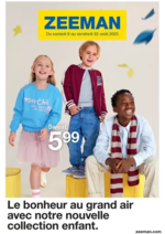 Prospectus Zeeman : Le bonheur au grand air avec notre nouvelle collection enfant.