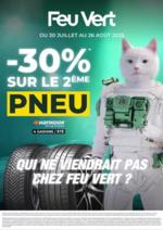 Prospectus Feu Vert : Qui ne viendrait pas chez Feu Vert? (Franchises)
