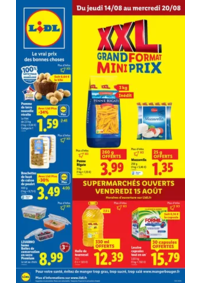 Prospectus Lidl CANET : Vos produits du quotidien sont en format XXL chez Lidl, faites des économies !