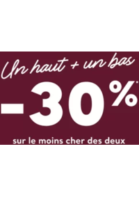 Prospectus Jennyfer LOUVROIL : Un haut + un bas -30 % sur le moins xher se deux