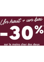 Prospectus Jennyfer : Un haut + un bas -30 % sur le moins xher se deux