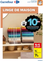 Prospectus Carrefour Market : LINGE DE MAISON
