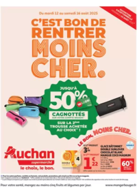 Prospectus Auchan Supermarché Paris 12 Reuilly : C'est bon de rentrer moins cher