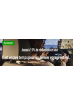 Promos et remises  : Jusqu'à 15% de réduction cet été