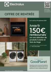 Prospectus BeDigital Champniers : ELECTROLUX OFFRE DE RENTREE CUISINE ET SOIN