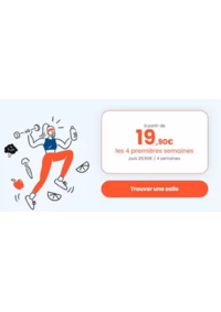 Prospectus L'Orange bleue Fitness Redon : 19,90€ les 4 premières semaines