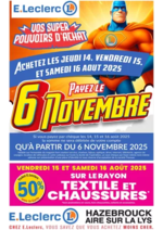 Prospectus E.Leclerc : Tract mag 14 au 17 août