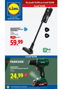 Prospectus Lidl VILLE LA GRAND : Rangements, nettoyage, équipements pour la salle de bien et la cuisine chez Lidl !