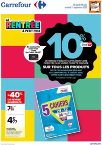 Prospectus Carrefour city Orly : LA RENTRÉE À PETIT PRIX