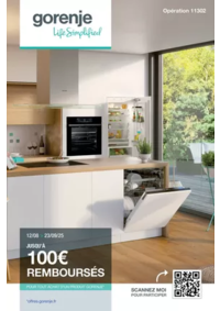 Prospectus Boulanger Colomiers : OFFRE Gorenje: jusqu'à 100€ remboursés !