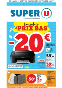 Prospectus Super U PLOUER SUR RANCE : Spécial Rentrée des classes