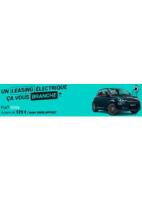 Prospectus Fiat VIRY CHATILLON : Passer à l’électrique, sans attendre, avec une voiture branchée et pour tous.