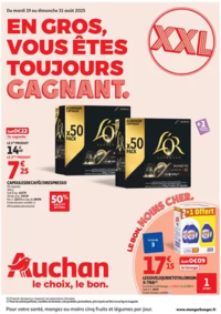 Prospectus Auchan ILLKIRCH GRAFFENSTADEN : XXL : En gros, vous êtes toujours gagnant