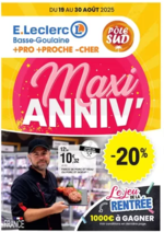 Prospectus E.Leclerc : ANNIVERSAIRE #1