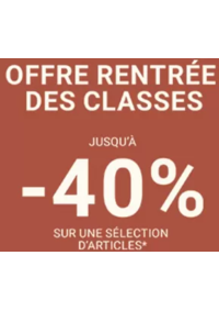 Prospectus Courir CLERMONT FERRAND : Offre rentrée des classes jusqu'à -40 %
