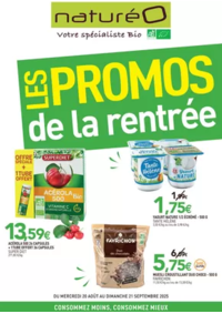 Prospectus NaturéO ÉGLY : LES PROMOS de la rentrée